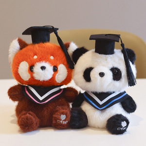 Sinh Viên Tốt nghiệp Quà Tặng biểu tượng tùy chỉnh búp bê sang trọng mùa tốt nghiệp biểu tượng tùy chỉnh sang trọng gấu bông với áo choàng tốt nghiệp - Product Image 1