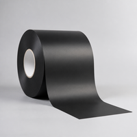 Film BOPET Noir Mat 100μm (B403D) - Film Opaque Sans Halogène Certifié SGS RoHS pour le Blindage Lumineux des Lentilles et l'Isolation des Claviers