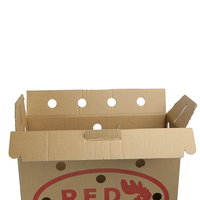 Boîte en carton kraft personnalisé à trous pour animaux de compagnie Boîtes en carton d'expédition pour poussins avec poignée