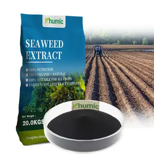 Factory Supply Dunkelbraunes Pulver Functional Seaweed Organic Fertilizer für die Landwirtschaft Flüssig stickstoff dünger zum Verkauf