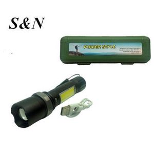 Linterna Recargable S&N con Cable USB y Estuche de Carga - Product Image 3