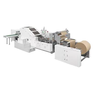 מכונה מקצועית אוטומטית להכנת שקיות נייר קראפט
