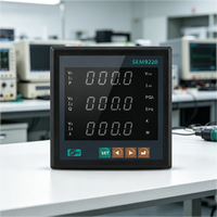 Compteur d'énergie triphasé Ydkz avec entrée CT PT, classe 0.5, RS485 Modbus-RTU, 85-265V, alimentation auxiliaire, montage sur panneau, compteur kWh