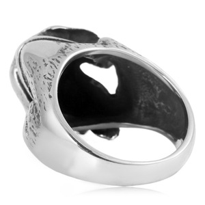 yunnique Men's <b>Silver</b> Animal Shape <b>Ring</b> Geometric Design Gift Jewelry - Product Image 4