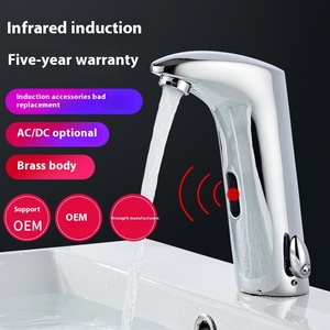 Bán buôn thông minh tự động cảm biến hồng ngoại tích hợp nóng/lạnh nhiệt độ không đổi duy nhất-lỗ Đồng hỗn hợp Cảm biến nước - Product Image 3