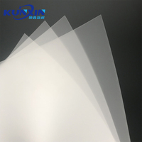 Vente chaude 0.2mm 0.4mmm Led Diffuseur Bande Lumineuse Flexible PC En Plastique Led Panneau Lumineux Carré En Polycarbonate Diffuseur Film
