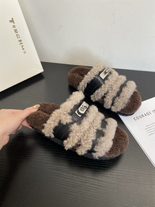 Pantofole Invernali <span class=keywords><strong>da</strong></span> <span class=keywords><strong>Donna</strong></span> Marrone <span class=keywords><strong>Blu</strong></span> Beige Rosa Carine con Punta Aperta Morbide <span class=keywords><strong>da</strong></span> Interno Tendenza Moda - Product Image 5