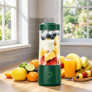 Licuadora Eléctrica Portátil Compacta, Trituradora de Hielo con Alimentación USB para Smoothies, Uso en el Hogar, Cocina y Picnic, Diseño Ligero - Product Image 1