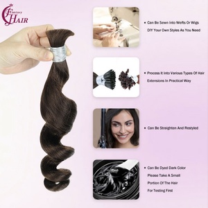 FH Venta al por mayor #2 Extensiones de cabello humano trenzado bohemio a granel sin paquetes de trama Cabello humano virgen brasileño - Product Image 2