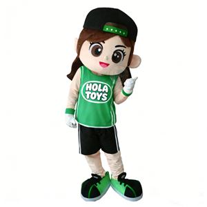 Costumes de mascotte d'équipe sportive amusants personnalisés HOLA / Costumes de mascotte pour petite fille pour adultes - Matériel EVA - Product Image 1