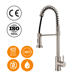 Hot bán sang trọng Brass duy nhất xử lý hiện đại cổ điển Vòi Nước Nhà Bếp Cartridge gốm 3 cách lọc Pull tap sẵn sàng sử dụng boong - Product Image 2