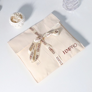 Sacs en coton durables et écologiques de 26*26cm avec logo personnalisé imprimé, pour vêtements de bain, sacs à vêtements, pochettes en velours naturel, sacs anti-poussière, cadeaux - Product Image 3