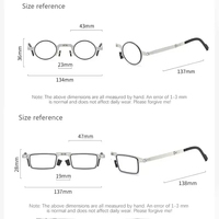 Lunettes de lecture pliantes unisexes, verres transparents, monture entièrement métallique, anti-lumière bleue, livrées avec étui pour hommes et femmes