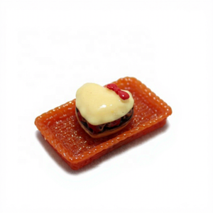 Abalorio de resina con forma de postres de simulación para materiales de joyería creativa DIY, accesorios para juegos de comida y juegos - Product Image 5