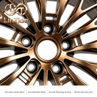 Rines de Aleación Forjada en Color Bronce Mate, Diseño Multirradio, ET 20mm/25mm, 18-24 Pulgadas, Personalizables para Autos Tuning, 5x112 5x114.3 5x120
