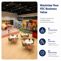 Équipements de jeu doux, tables de zone d'activités sensorielles, comptoirs de jeu de rôle pour café ouvert, certifiés CE pour les lieux commerciaux