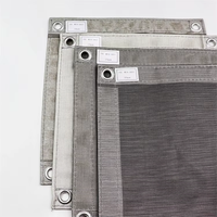 Filet de sécurité enduit ignifuge de tissu de maille pour l'échafaudage de construction Filet de sécurité imperméable industriel tissé par plaine d'échafaudage