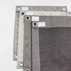 PVC-Coated Warp Knitted Industrial Waterproof <strong>Scaffold</strong> Safety <strong>Net</strong> Fire Retardant Mesh Fabric For Construction Sites - Product Image 4