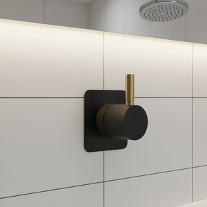 Válvula de control de volumen para ducha Master, 3/4 pulgadas, ajustable, con manija de latón y cuerpo de metal fundido, para la regulación del flujo de agua de la ducha - Product Image 2