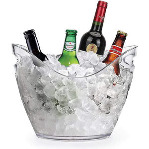 Seau à glace STILO en plastique transparent 5L - Product Image 1
