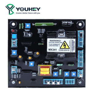 Stabilisateur de tension automatique MX341 BD AVR, régulateur de tension triphasé pour PC, carte de régulation de tension pour pièces de générateur diesel, type courant alternatif - Product Image 1
