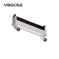 Spot LED encastré carré moderne en aluminium 6W 10W, dimmable, anti-éblouissement, haute fidélité des couleurs CRI 90, pour intérieur, avec réflecteur miroir