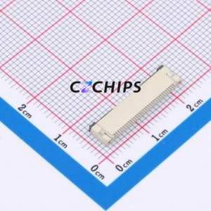 XW0520012-340R-001 FFC/FPC Connector SMD,P=0.5mm,Horizontal Mount Connector Flip Cover Type Bottom Contact 34P 0.5mm - Product Image 2