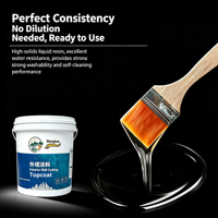 Revêtement liquide acrylique professionnel écologique décoratif pour hôtels, villas, bureaux, bâtiments, haute couverture, entretien facile
