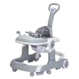 Nuevo andador ligero 4 en 1 de ABS para bebés con música, antivuelco, plegable y altura ajustable para 0-3 años, carga de 15 kg - Product Image 1