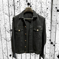 Hip Hop Harajuku Bomber Nouveaux Hommes Denim Vestes Streetwear Crâne Graffiti Bleu Denim Jean Veste Manteau Punk Rock Vintage Veste