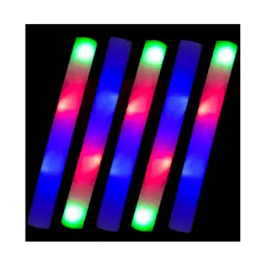 Night Club Multicolor Flashing Customized Led Foam Sticks For Concerts And Parties