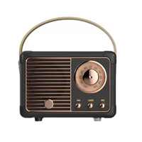 Mini Enceinte Rétro Portable Bluetooth Lecteur Audio pour Cinéma Maison et Activités de Plein Air avec Compatibilité Carte Mémoire