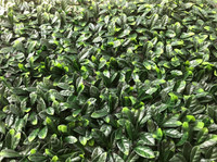 Sonnenschutz Künstliche Lorbeerblatt Hecken platte Gras matte vertikale Kunststoff grüne Pflanze Laub Wand Hecke Zaun