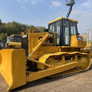 รถเกลี่ยดิน D7G2หนอนผีเสื้อแบบใช้แล้วที่มีส่วนประกอบหลักเครื่องยนต์ปั๊มมอเตอร์ที่ยอดเยี่ยม - Product Image 3