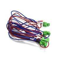 Kabel Terminal Blok Pitch 5.08mm Merah Biru Netral 2 Posisi Tipe Sekrup Hijau Pabrik Lampu CE