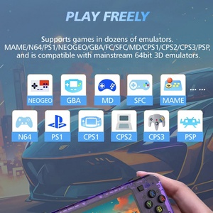 Nouvelle console de <span class=keywords><strong>jeux</strong></span> <span class=keywords><strong>vidéo</strong></span> rétro R36H, écran couleur HD de 3,5 pouces, plusieurs simulateurs intégrés, console de <span class=keywords><strong>jeux</strong></span> portable R36S - Product Image 6