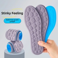 Semelles intérieures massantes et amortissantes pour chaussures, confortables, pour femmes et hommes, semelles intérieures de sport