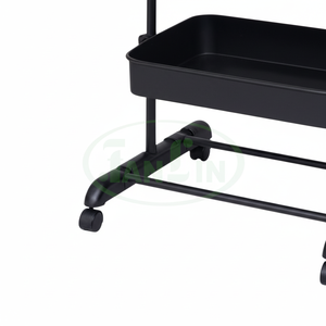 <b>Utility</b> Trolley Home Display Adjustable Portable Metal Wardrobe Single Organizer <b>Rack</b> Storage Stand Garment for Bathroom Ties - Product Image 1