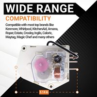 Minuterie de dégivrage électrique ultra-durable 220V pour Whirlpool W10822278 réfrigérateur congélateur plastique de remplacement pour PS11723171