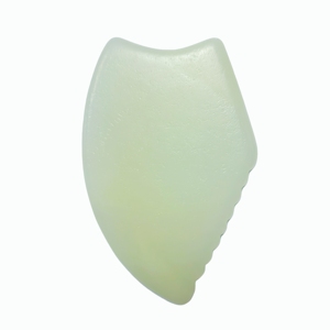 เครื่องมือเสริมความงาม หินหยกอัฟกานิสถาน แบบมีฟัน สำหรับนวดกัวซา - Product Image 2
