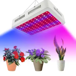 Plant tissue culture 1200w power supply smart commercial hydroponic fodder free sample led grow lights with dual lens