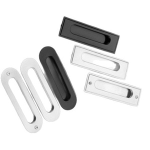 Manijas de Acero Inoxidable para Cajones, Diseño Rectangular Minimalista, Herrajes Antirust para Puertas de Gabinete - Product Image 5