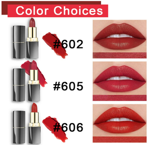 Dark Light &amp; Bright Red Silky Velvet Matte <strong>Lipstick</strong> Set Long Lasting <strong>Ruby</strong> Red Smudge Proof Beauty Makeup for Women - Product Image 2