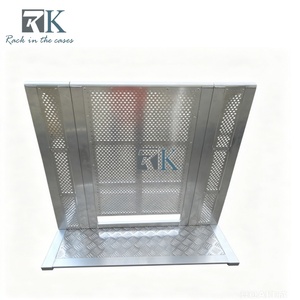 Barrière de foule en aluminium léger, haute résistance, anti-rouille, pour événements (vente en gros) - Product Image 1