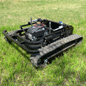 Hot Selling Remote Control Crawler Lawn Mower Brush Cutter Grass <b>Mini</b> <b>Robot</b> Flail Remote Control Crawler Lawn Mower - Product Image 2