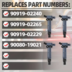 Yaris Prius C 용 Toyota Vios 용 고성능 9091902265 9091902240 고무 점화 코일-새로운 조건 - Product Image 6