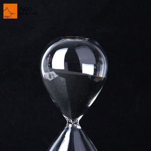 <span class=keywords><strong>Sablier</strong></span> en verre transparent moderne fabricant vente en gros <span class=keywords><strong>sablier</strong></span> 2-30 minutes pour la décoration et les cadeaux - Product Image 3