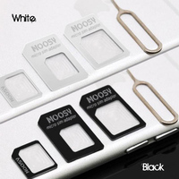 Micro Nano SIM Carte Adaptateur Kit de Connecteur Pour iPhone 6 7 plus 5 S Huawei P8 lite P9 Xiaomi Note 4 Pro 3S Mi5 sims titulaire