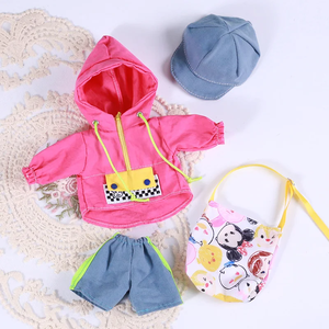 Комплект из 2 предметов: солнцезащитная одежда и аксессуары для кукол 30 см (12 дюймов) — милые и забавные комбинезоны с шляпкой - Product Image 5