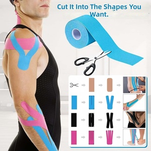 Bande <span class=keywords><strong>de</strong></span> kinésiologie imperméable et respirante sans latex, bandage sportif professionnel pour le soutien des muscles et des articulations - Product Image 3